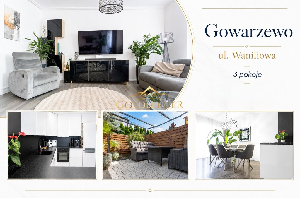 Dom 89 m² w Gowarzewie - przestronny, z tarasem i nowoczesną kuchnią Gowarzewo, Waniliowa  89m2 Foto 1