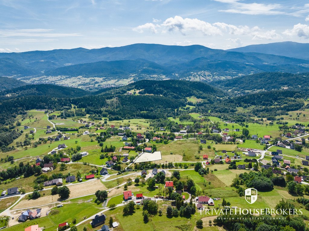 Działka budowlana na sprzedaż Zawoja  3 329m2 Foto 1