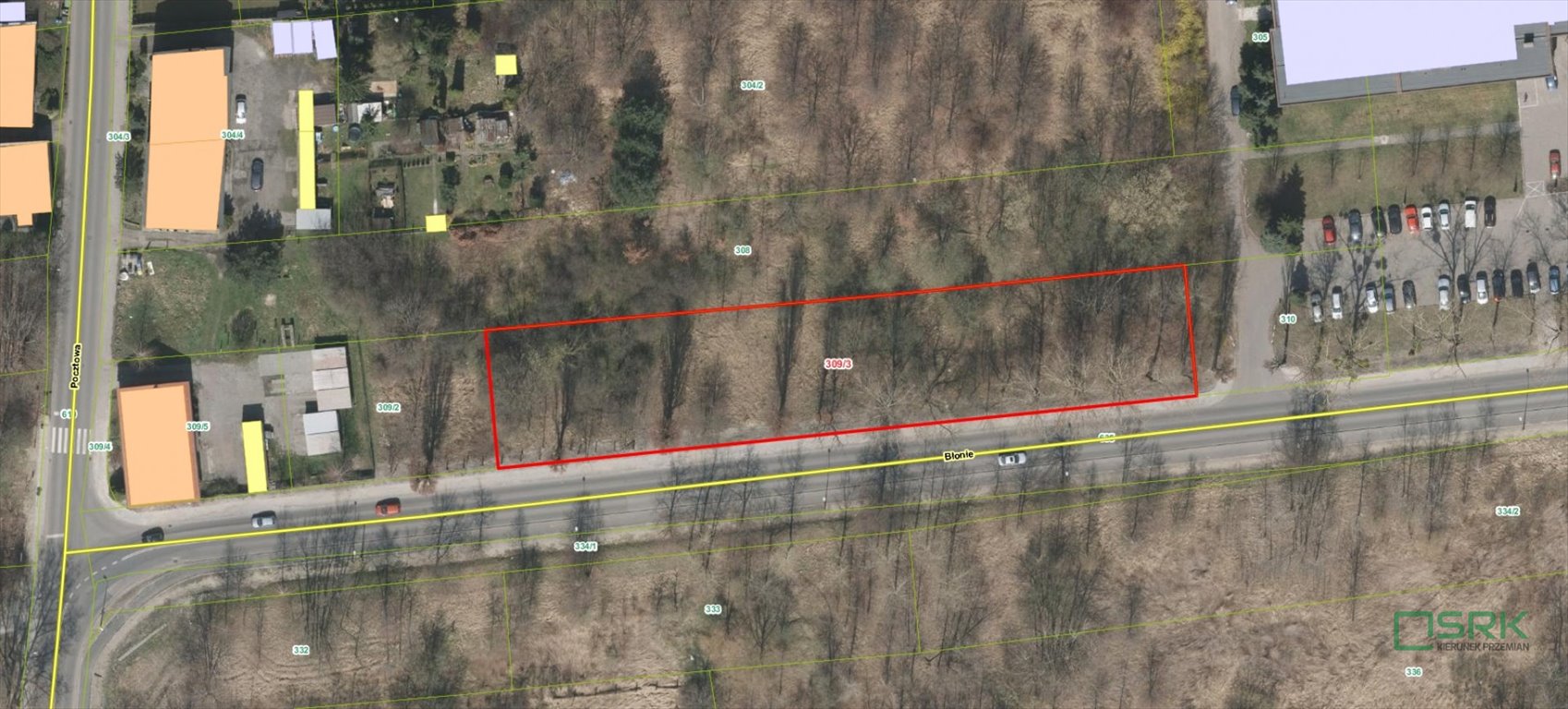 Działka 2420 m² pod inwestycję w Gliwicach, uzbrojona Gliwice, Błonie  2 420m2 Foto 1