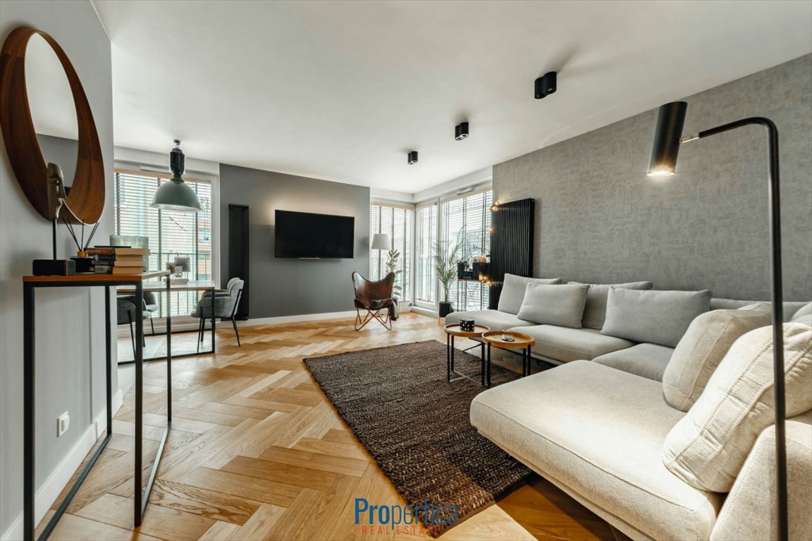 Nowoczesny apartament 60 m² z tarasem w sercu Saska Kępa Warszawa, Praga-Południe Saska Kępa, Argentyńska  60m2 Foto 1