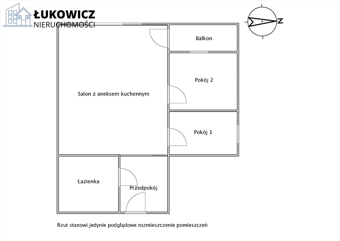 Mieszkanie trzypokojowe na sprzedaż Bielsko-Biała, Wapienica  60m2 Foto 18