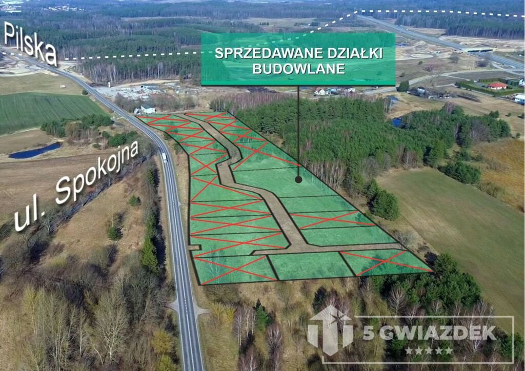 Działka 1032 m² pod dom w Turowie - polecam Turowo  1 032m2 Foto 1