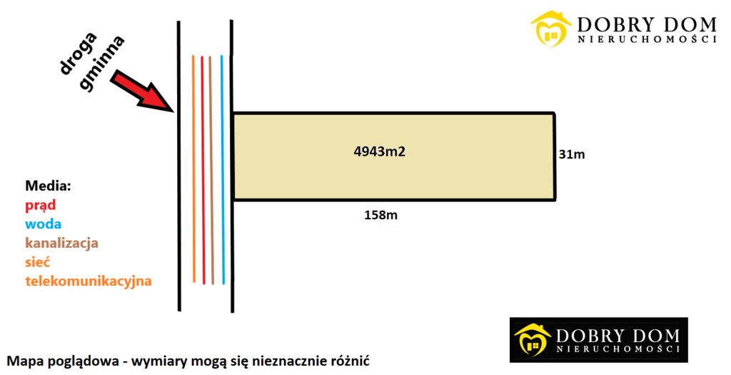 Działka budowlana na sprzedaż Janowicze  4 943m2 Foto 1