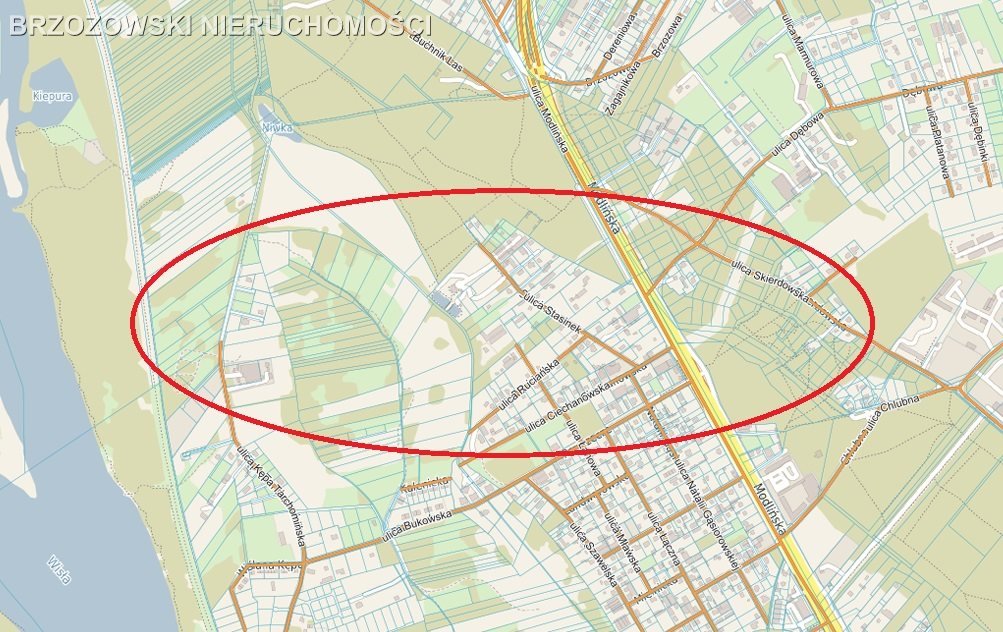 Działka budowlana na sprzedaż Warszawa, Białołęka, Nowodwory  1 100m2 Foto 1