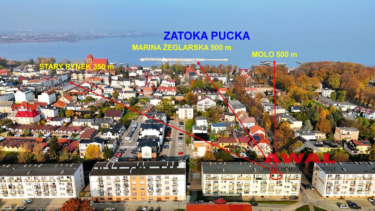 Mieszkanie trzypokojowe na sprzedaż Puck, Nowy Świat  69m2 Foto 13