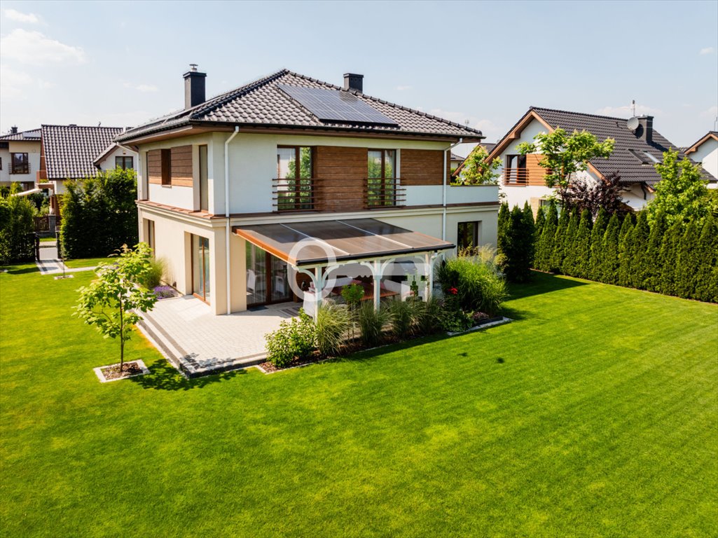 Polecam ekologiczny dom 187,65 m² z dużym ogrodem w Lesznowoli Lesznowola  188m2 Foto 1