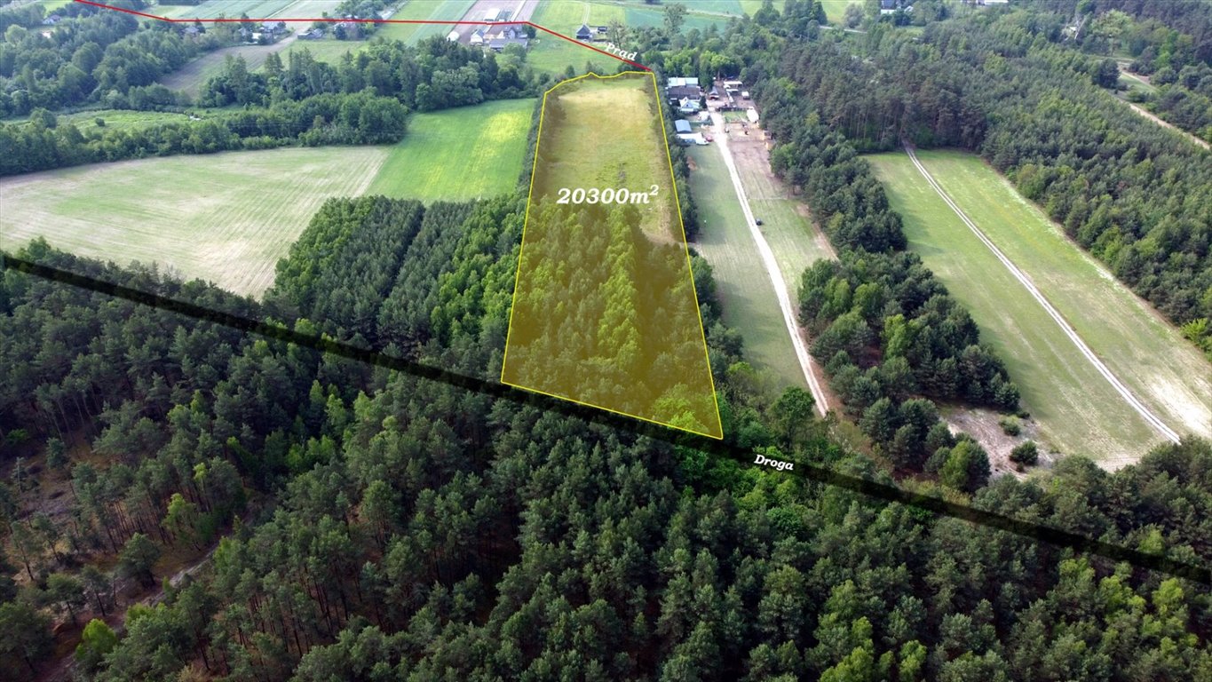 Działka rolna 20 300 m² z dostępem do drogi i mediami Andzin  20 300m2 Foto 1
