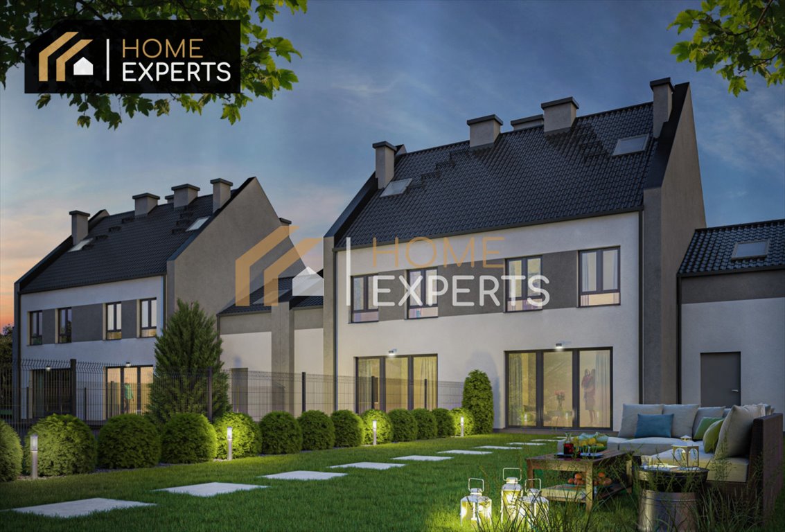 Dom szeregowy 92,48 m² z ogrodem i garażem w Gdańsku Gdańsk, Jasień, Lubowidzka  92m2 Foto 1