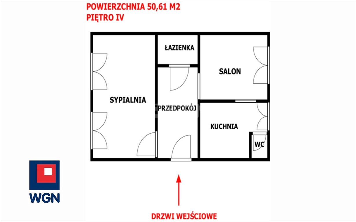 Mieszkanie dwupokojowe na sprzedaż Legnica, ZOSINEK, CHOJNOWSKA  51m2 Foto 2