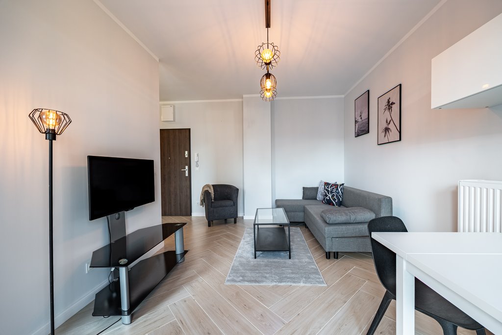 Mieszkanie dwupokojowe na wynajem Szczecin, Zielonego Mostu  46m2 Foto 1