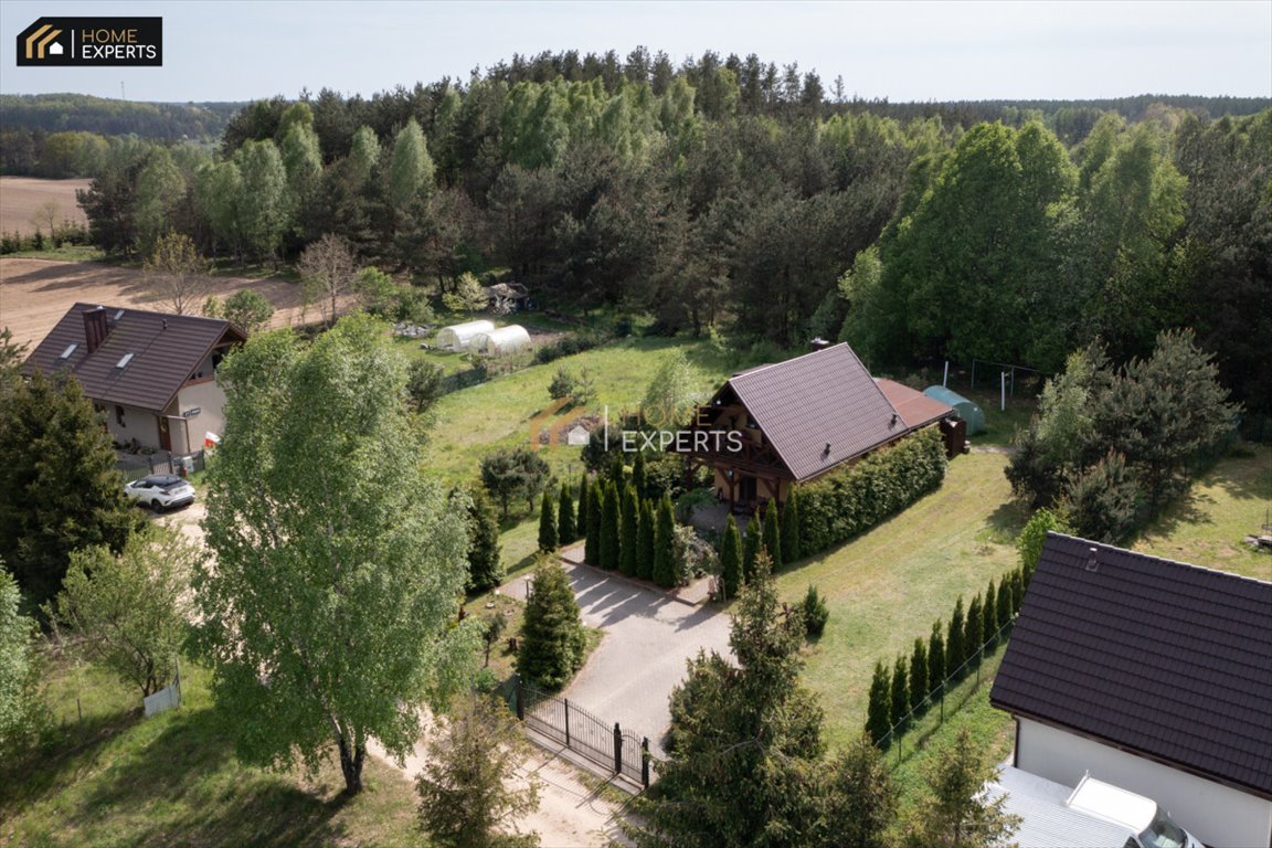 Urokliwy dom z kominkiem i dużym tarasem w Kaszubach Gołubie, Osiedle Zamkowisko  60m2 Foto 1