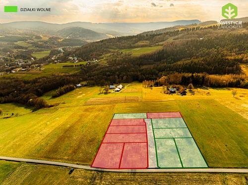 Działka budowlana na sprzedaż Nowy Sącz, Widokowy kompleks działek w Beskidzie Niskim  800m2 Foto 4