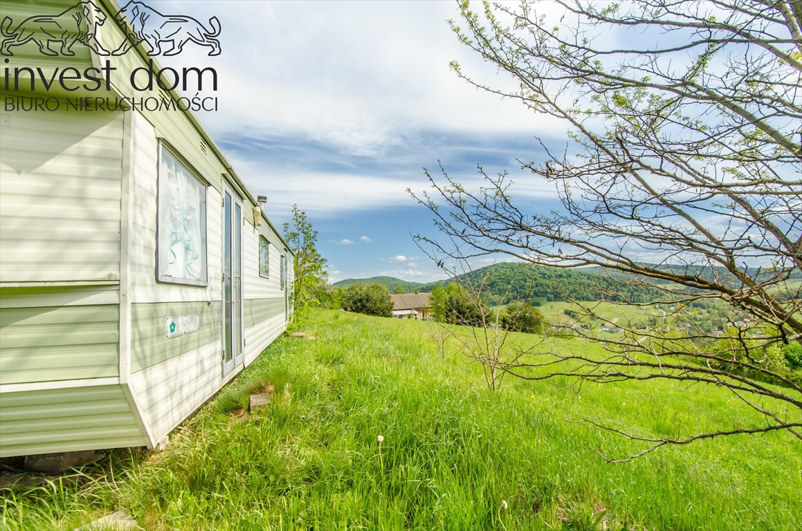 Sprzedam malowniczą działkę z panoramicznym widokiem na Beskid Niski Ropa  8 585m2 Foto 1