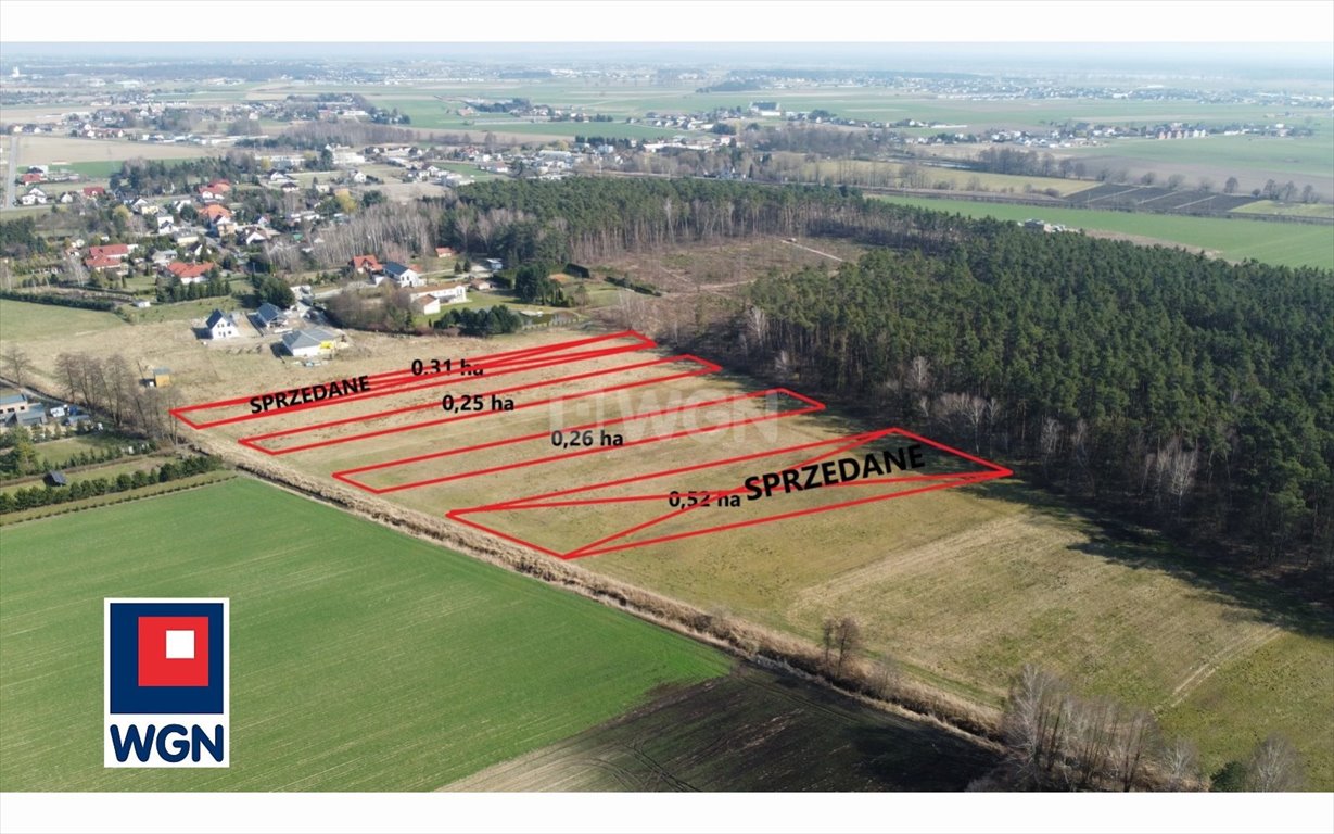 Działki pod lasem w Topoli Osiedle, 0,51 ha, media, spokojna okolica Topola Osiedle, Topola Osiedle, Topola Osiedle  2 600m2 Foto 1