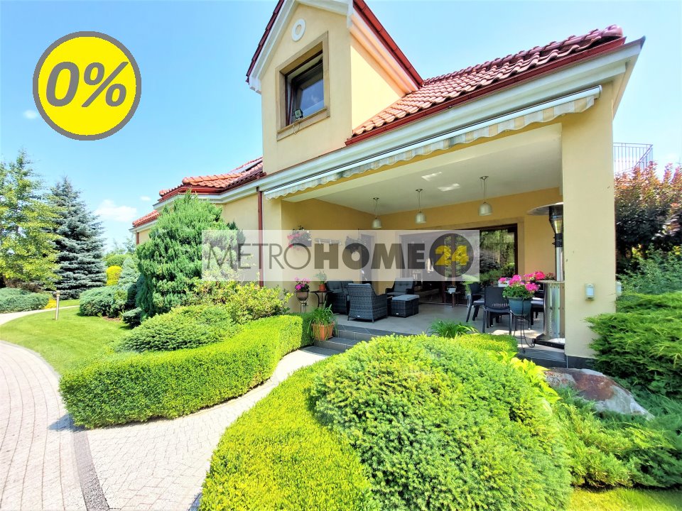 Ekskluzywny dom 485 m² z garażem i ogrodem - Wilanów Warszawa, Wilanów, Powsinek  485m2 Foto 1