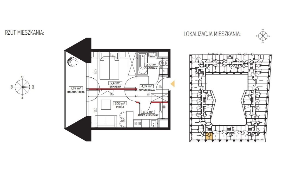 Mieszkanie dwupokojowe na sprzedaż Lublin, Czechów Dolny  31m2 Foto 2