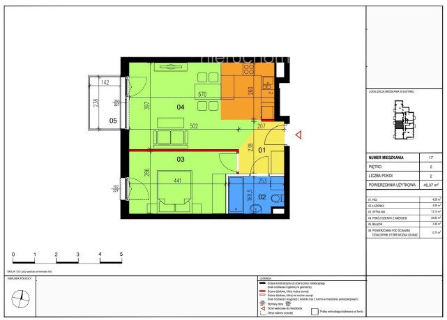 Mieszkanie dwupokojowe na sprzedaż Warszawa, Wawer, Marysin Wawerski  46m2 Foto 2