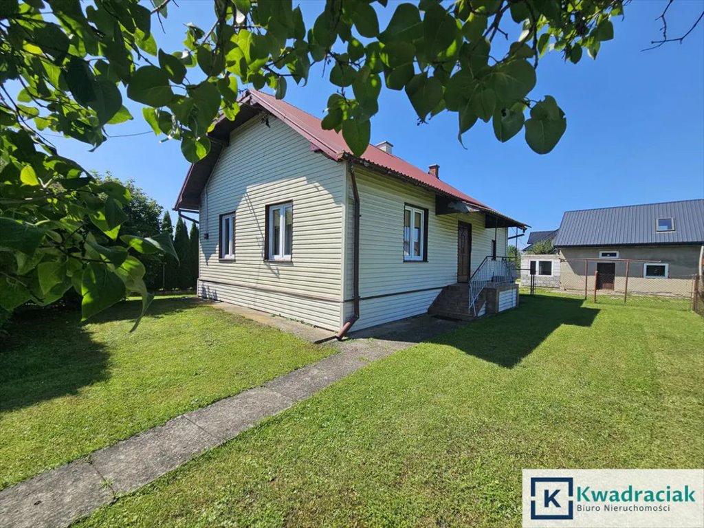 Drewniany dom 90 m² z nowym dachem i ogrzewaniem - polecam! Jasło, Hankówka  90m2 Foto 1