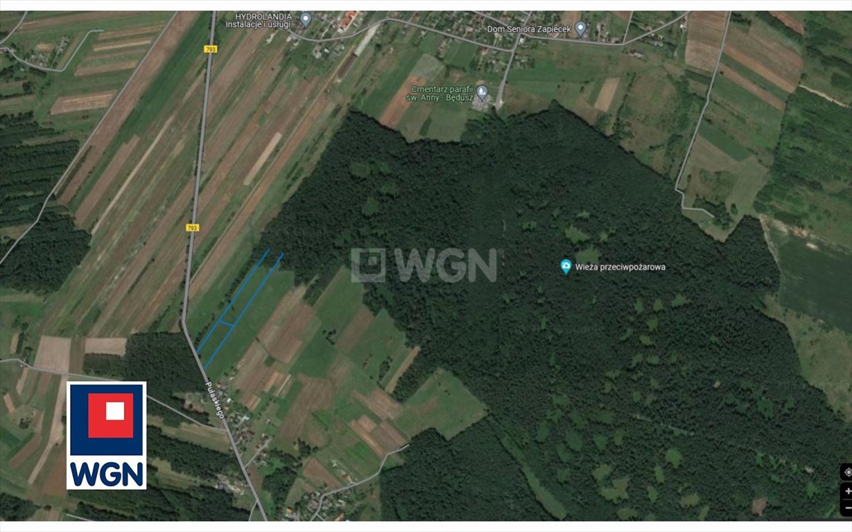 Działka 14 096 m² z dostępem do lasu i łąk w Myszkowie Myszków, Będusz, Będusz  14 096m2 Foto 1