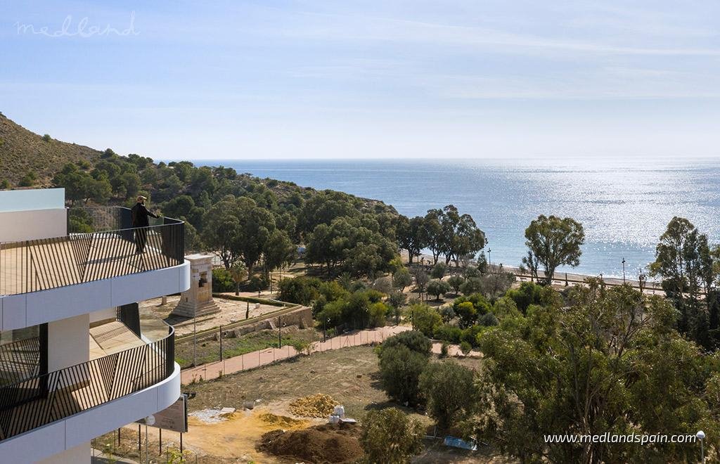 Apartament z widokiem na morze i dostępem do plaży Hiszpania, Villajoyosa  54m2 Foto 1