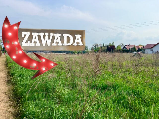 Działka budowlana 1372 m2 z pełną infrastrukturą, Zawada Zawada  1 372m2 Foto 1