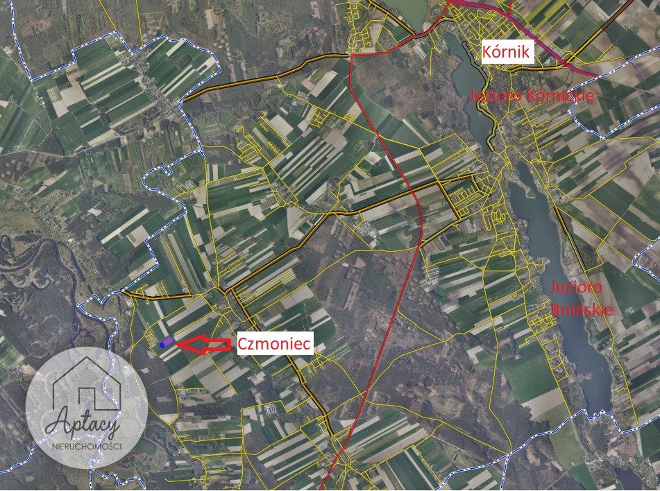 Działka budowlana na sprzedaż Czmoniec  933m2 Foto 3