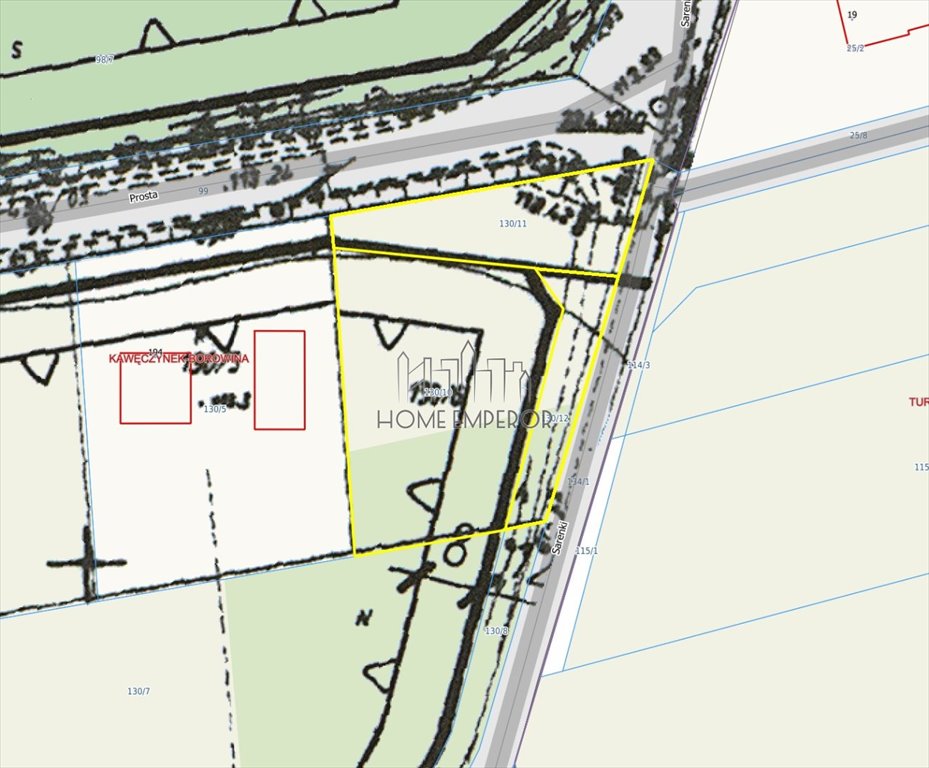 Działka budowlana na sprzedaż Kawęczynek, Prosta  1 500m2 Foto 1