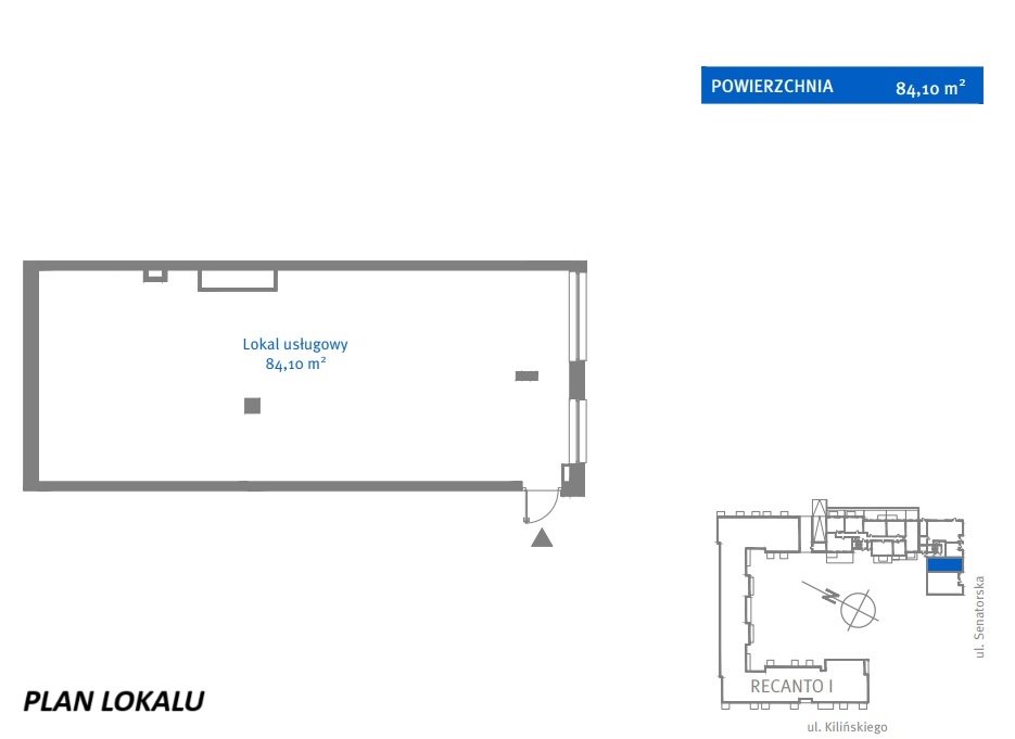 Lokal użytkowy na sprzedaż Łódź, Senatorska 50/52  123m2 Foto 3