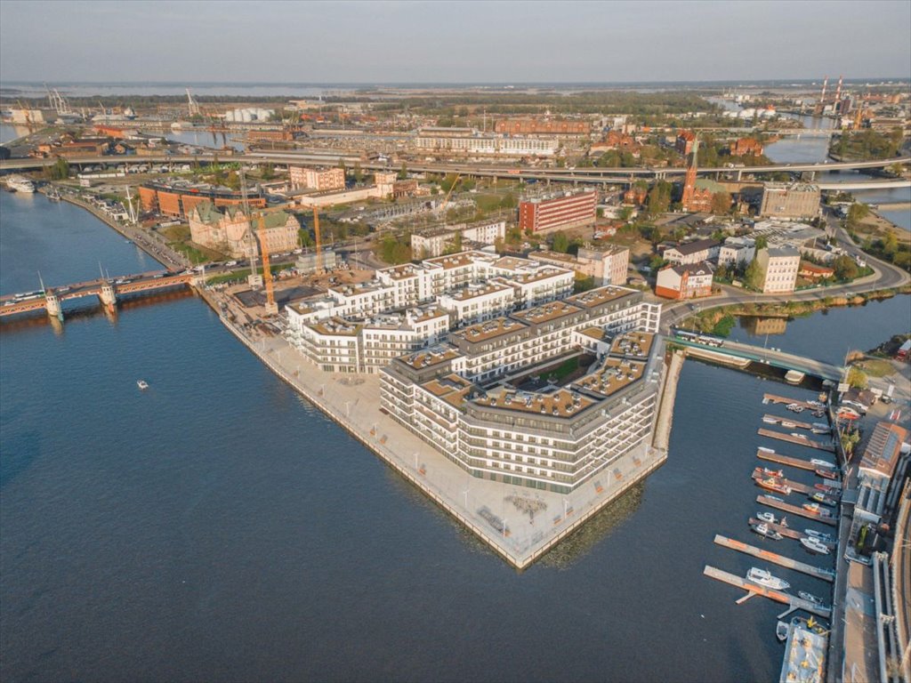 Nowoczesne 3-pokojowe mieszkanie w inwestycji z panoramicznymi widokami Szczecin, Śródmieście  75m2 Foto 1