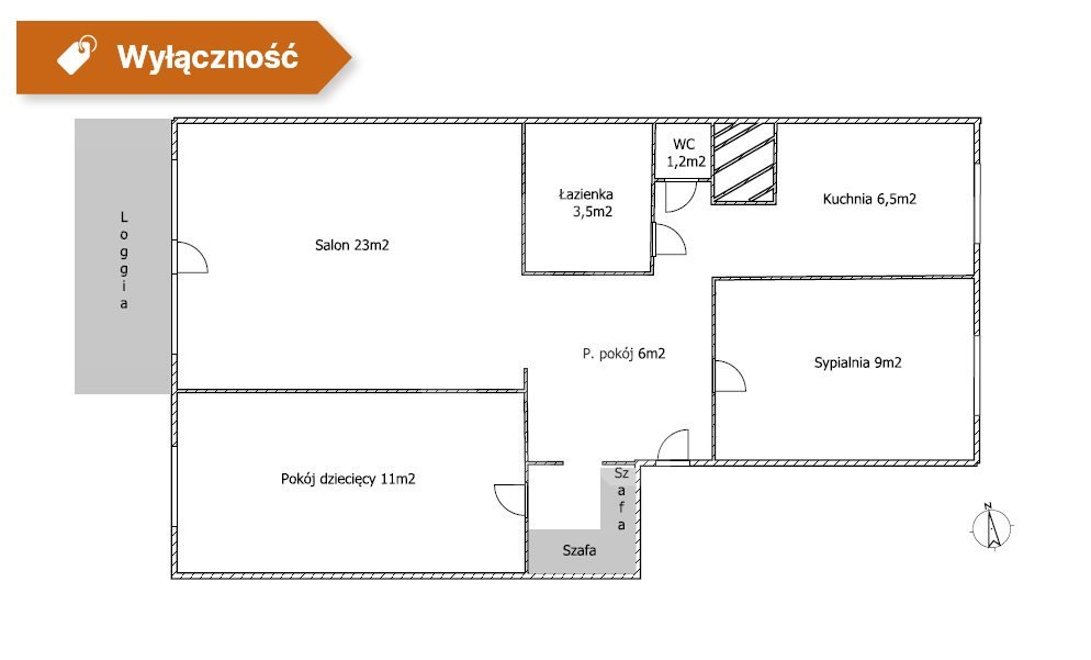 Mieszkanie trzypokojowe na sprzedaż Bydgoszcz, Fordon  64m2 Foto 16