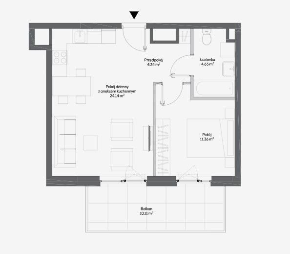 Mieszkanie dwupokojowe na sprzedaż Warszawa, Włochy, Raków, Fajansowa  44m2 Foto 1