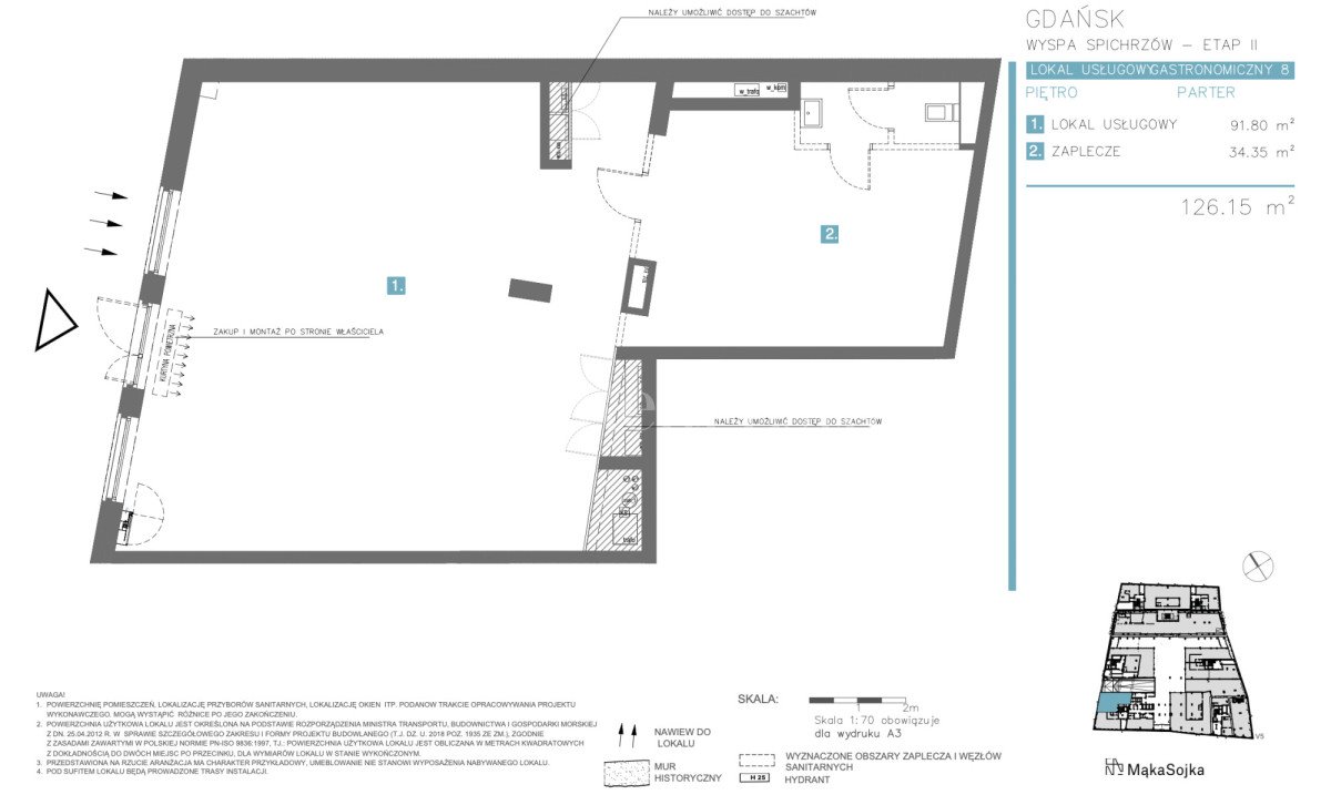 Lokal użytkowy na wynajem Gdańsk, Śródmieście, Chmielna  126m2 Foto 6