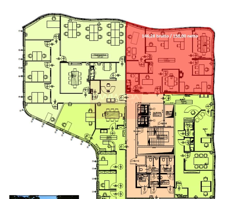 Nowoczesny biurowiec klasy A na Mokotowie – elastyczne moduły Warszawa, Mokotów  146m2 Foto 1