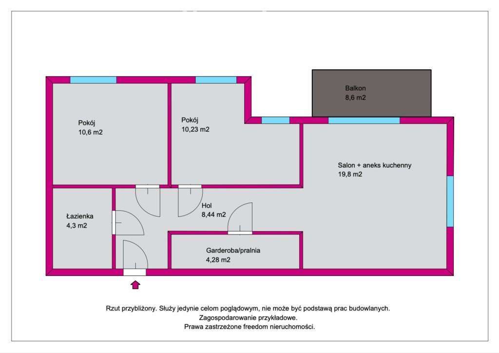 Mieszkanie trzypokojowe na sprzedaż Iława, Kardynała Stefana Wyszyńskiego  60m2 Foto 15