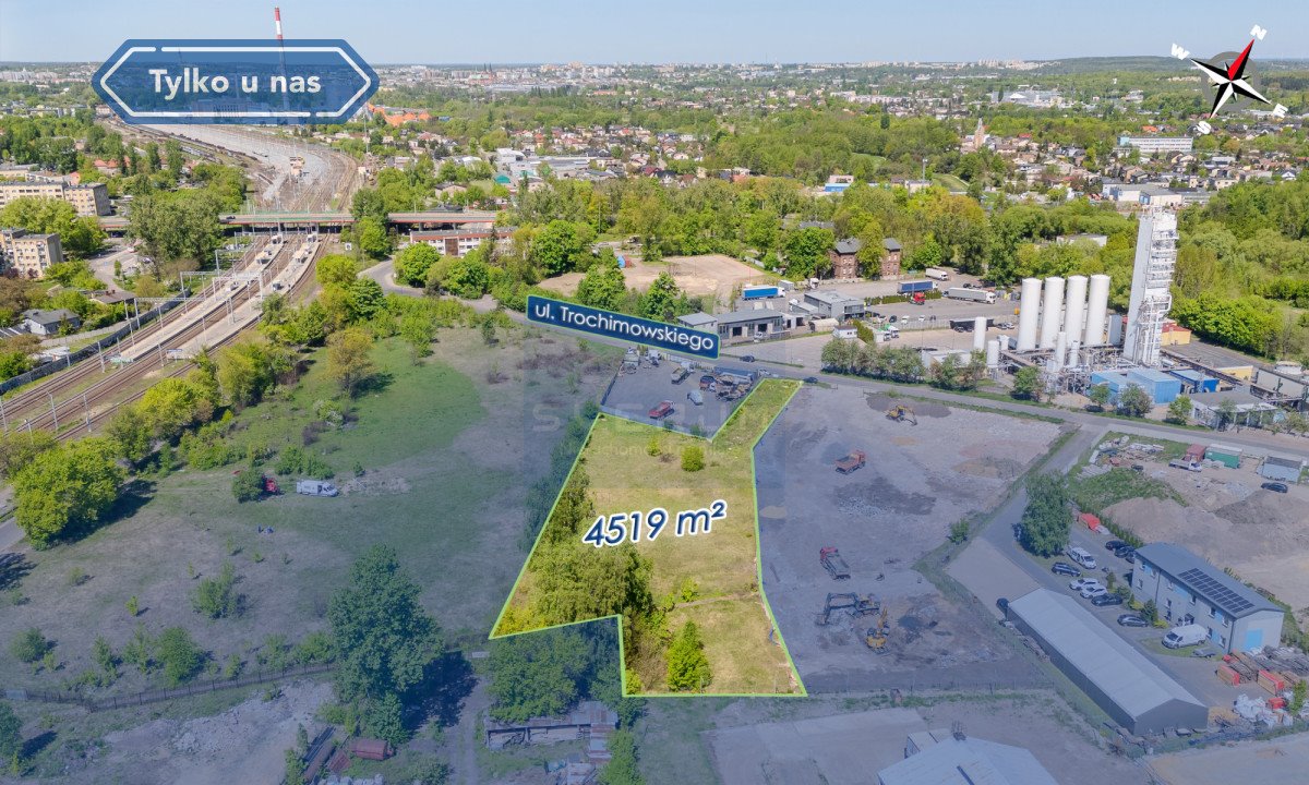 Działka przemysłowo-handlowa na sprzedaż Częstochowa, Raków  4 519m2 Foto 1