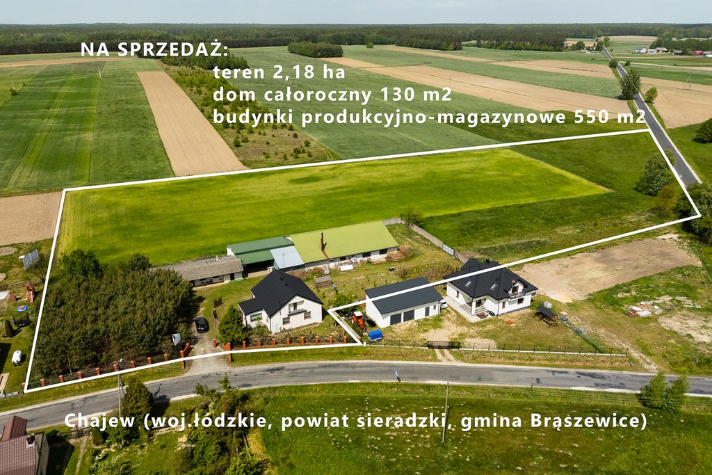 Na sprzedaż: 2,18 ha z domem i magazynami w Chajew Chajew  680m2 Foto 1