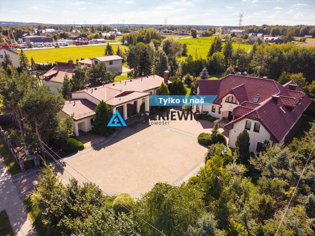 Komfortowy dom z halą magazynową, 4859 m² działki Gościcino, Kochanowska  4 859m2 Foto 1
