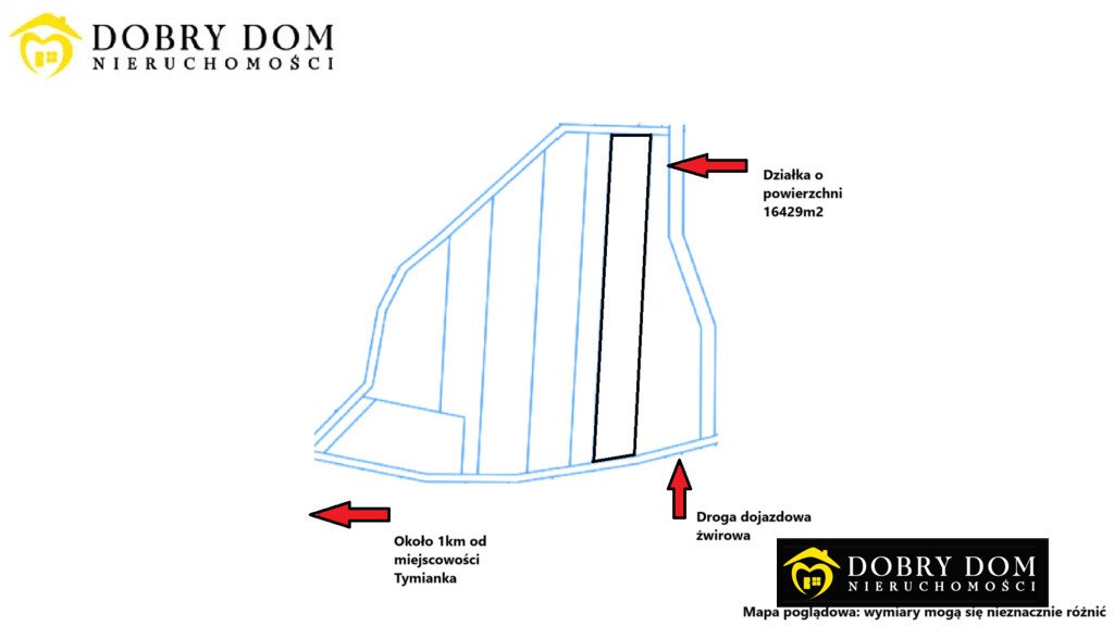 Działka leśna na sprzedaż Tymianka  16 429m2 Foto 1