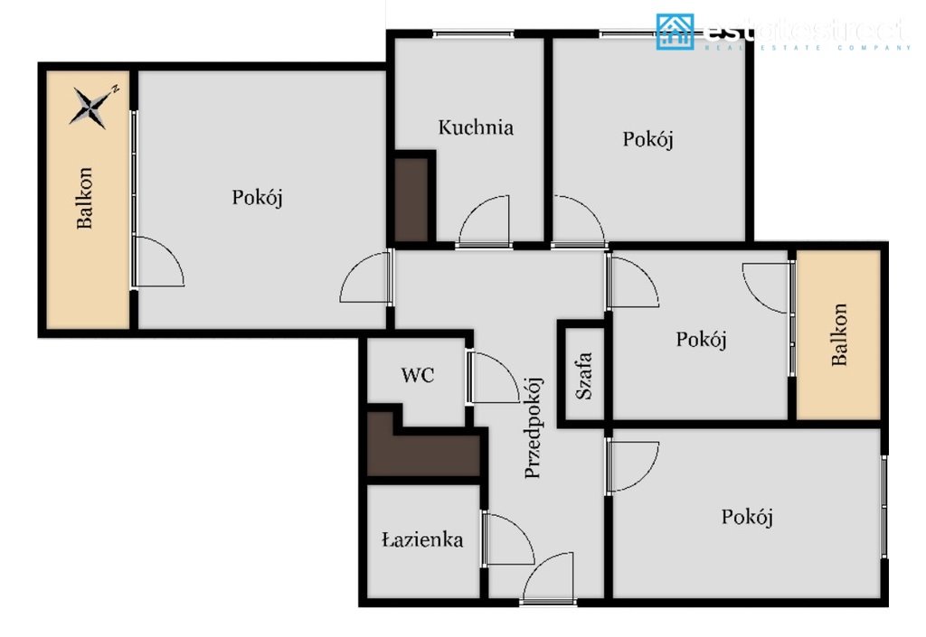 Mieszkanie czteropokojowe  na sprzedaż Kraków, Mistrzejowice, Mistrzejowice, Osiedle Oświecenia  79m2 Foto 17