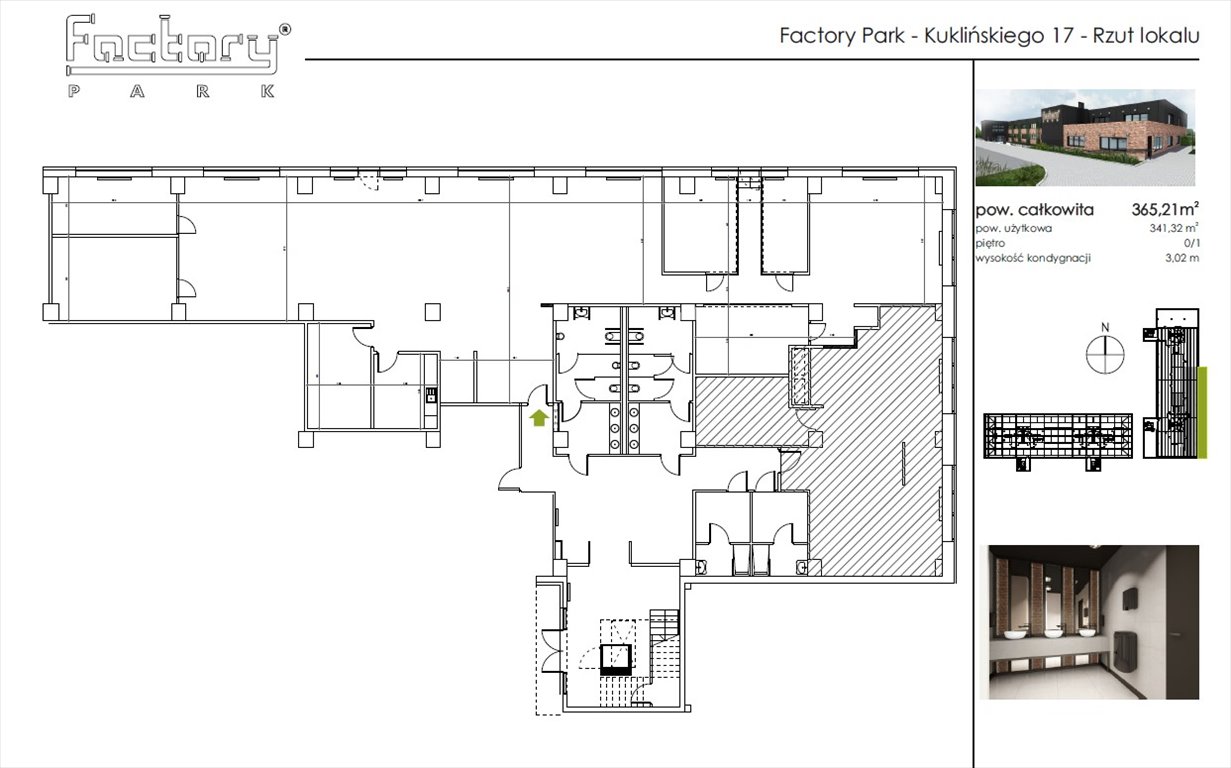Przestronne biuro 365 m² w centrum Krakowa z lokalnym charakterem Kraków, Kuklińskiego  365m2 Foto 1