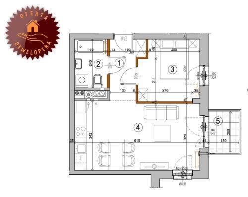 Nowoczesne mieszkanie 2 pok. w Rembertowie, stan deweloperski Warszawa, Rembertów, Nowy Rembertów, Chełmżyńska  37m2 Foto 1