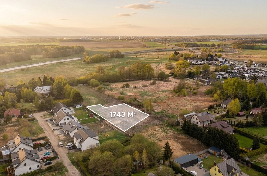 Działka pod dom z warunkami zabudowy, blisko jeziora Zieleniewo, Boczna  1 743m2 Foto 1