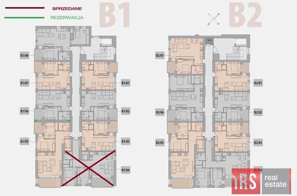 Mieszkanie dwupokojowe na sprzedaż Kołobrzeg, Bogusława X  39m2 Foto 2