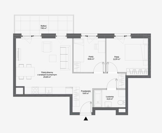 Mieszkanie trzypokojowe na sprzedaż Warszawa, Włochy, Raków, Fajansowa  56m2 Foto 1