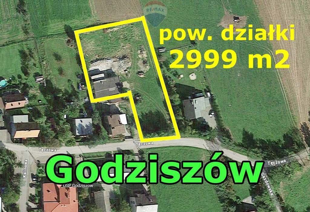Działka budowlana na sprzedaż Godziszów  2 999m2 Foto 1
