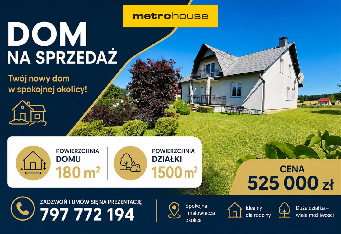 Solidny dom 180 m² z garażem i dużą działką Zmiennica  180m2 Foto 1