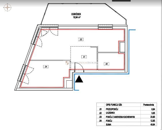 Mieszkanie dwupokojowe na sprzedaż Kraków, Kobierzyńska  49m2 Foto 15