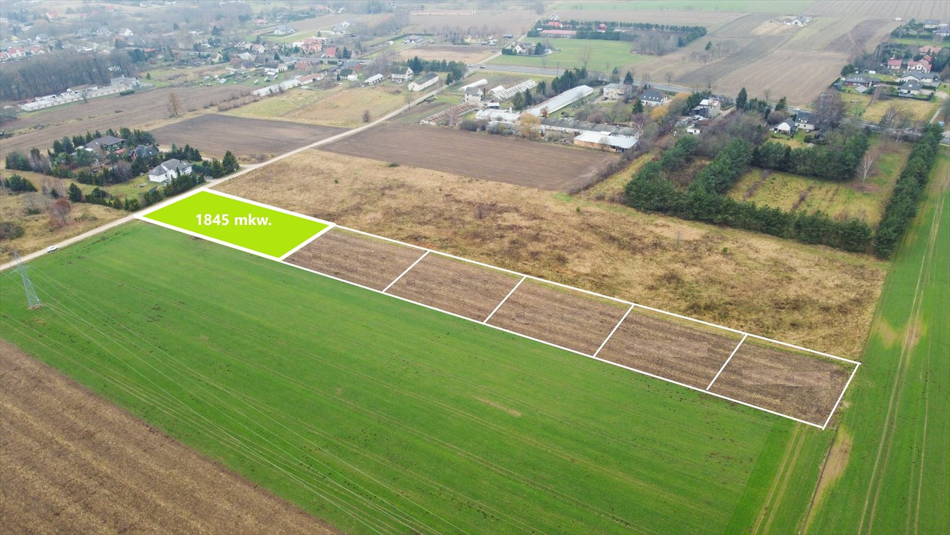 Polecam działkę 1845 m² pod dom z usługami w Bobrowiczkach Bobrowiczki  1 845m2 Foto 1