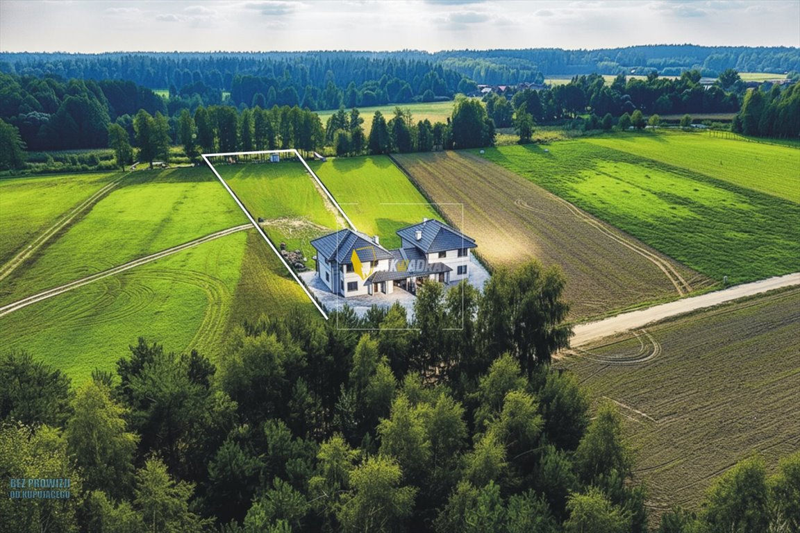 Ekskluzywny dom z dostępem do rzeki i jeziora w Makosiejach Makosieje  178m2 Foto 1