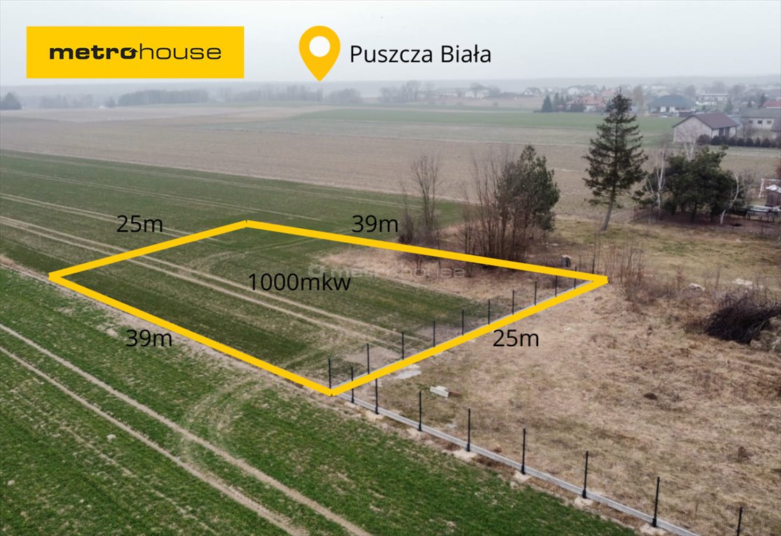 Działka budowlana na sprzedaż Zatory  1 000m2 Foto 1